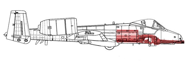 [A-10 és a GAU-8A Avenger]